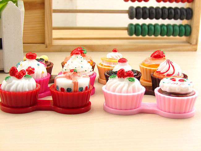 Cake Shape Contact Lens Case