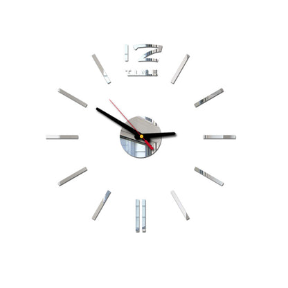 Creative Acrylic Wall Clock Diy Mirror Wall Clock Decoration Clock Sticken On The Wall