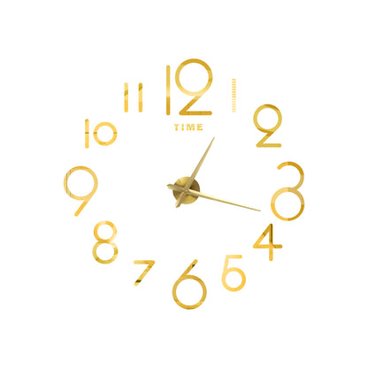 Wall Clock Creative Acrylic Clock Sticken On The Wall
