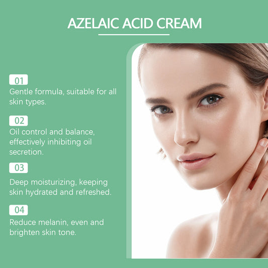 WEST MONTH Azelaic Acid Essence Cream Care Moisturizing And Nourishing Facial Oil Control Hydrating Mild Refreshing Cream
