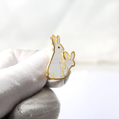 Rabbit brooch
