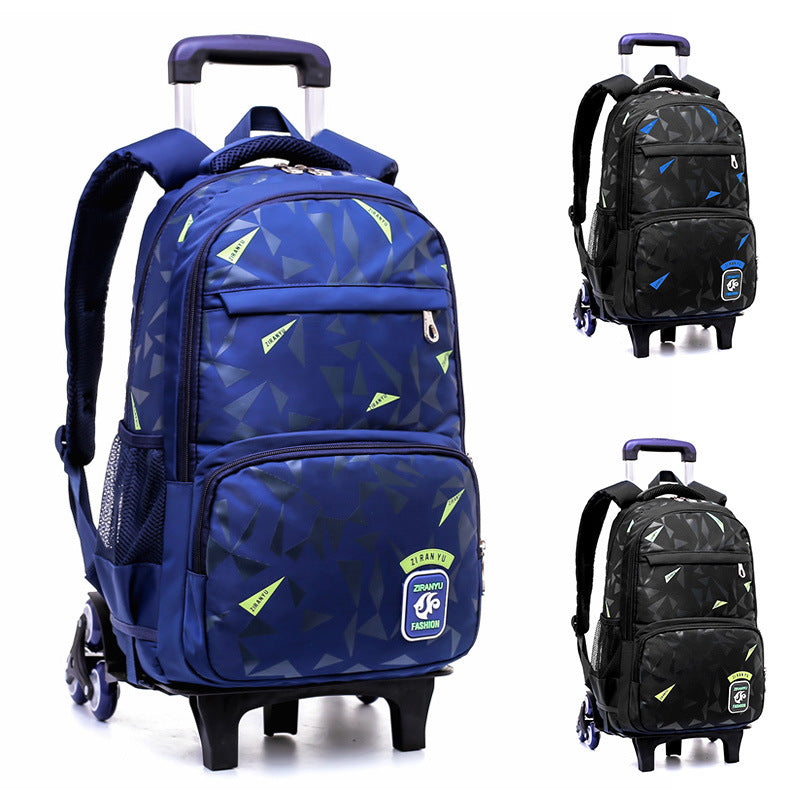 Trolley school bag six rounds