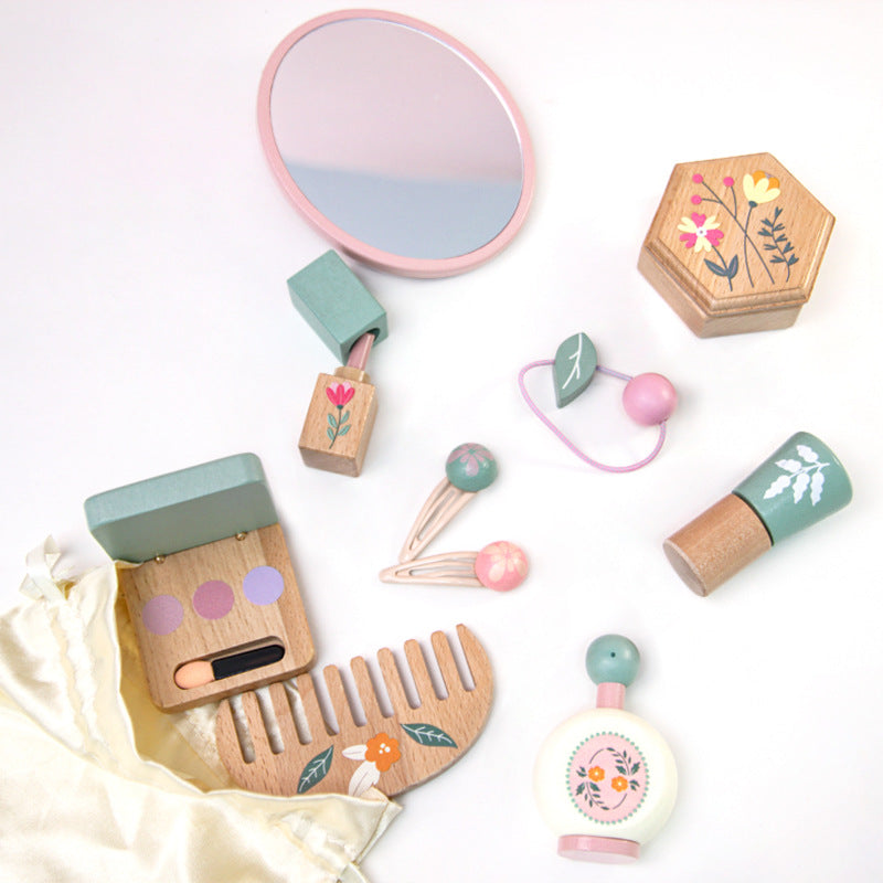 Girls' Playhouse Makeup Bag Simulation Makeup Toy Set