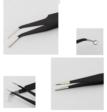 Parts Repair Holder Thickened Metal Tweezers