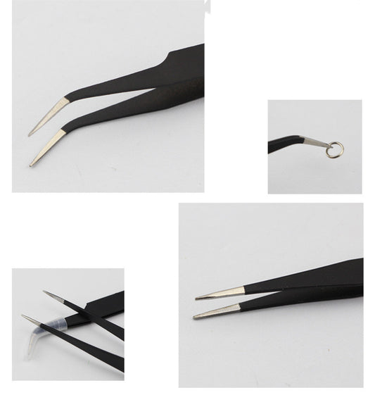 Parts Repair Holder Thickened Metal Tweezers