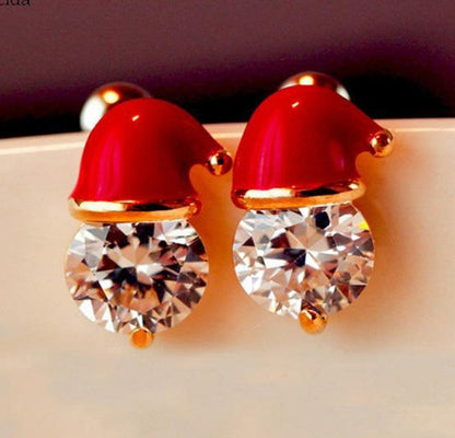 Christmas earrings new simple wild temperament girl earrings earrings