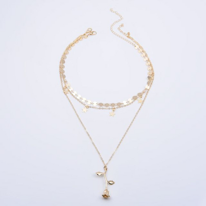 Rose necklace