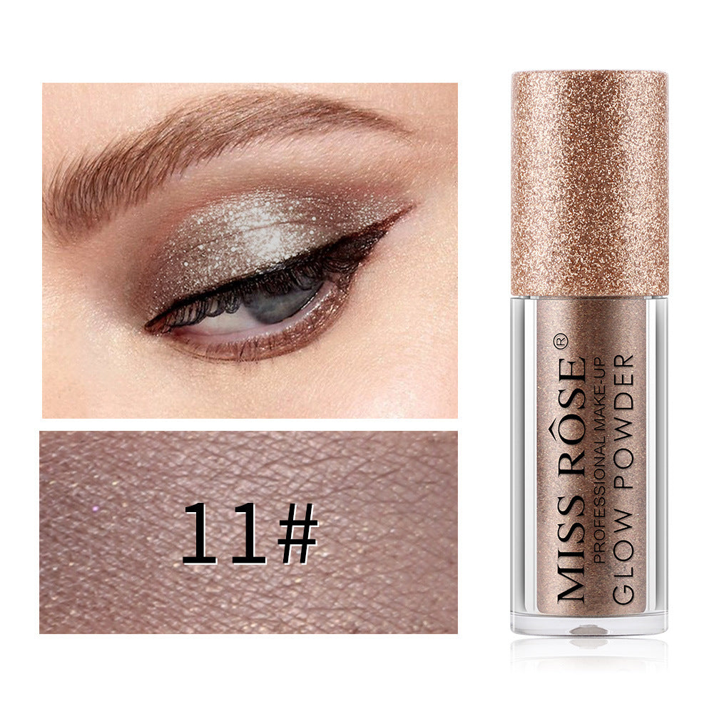 Waterproof Roller Eyeshadow Powder Monochrome Glitter Beads