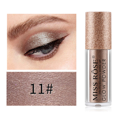 Waterproof Roller Eyeshadow Powder Monochrome Glitter Beads