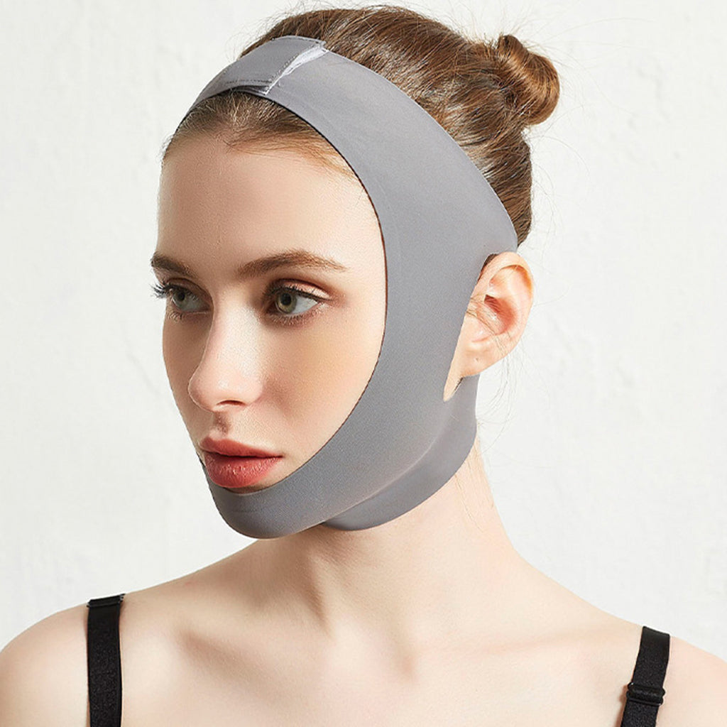 Seamless breathable elastic V face bandage