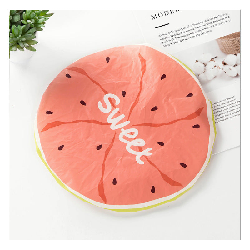 Cute Fruit Shape Waterproof Shower Cap