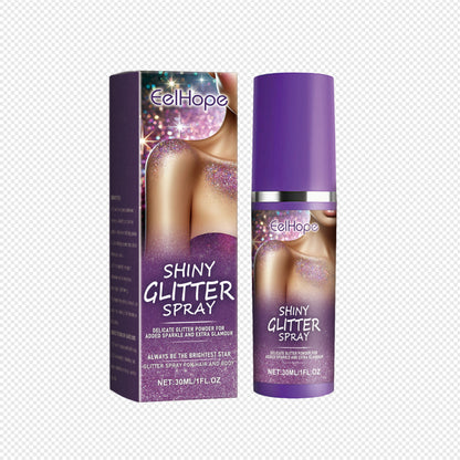 Body Glitter Spray Hair Shimmer Highlight Trim