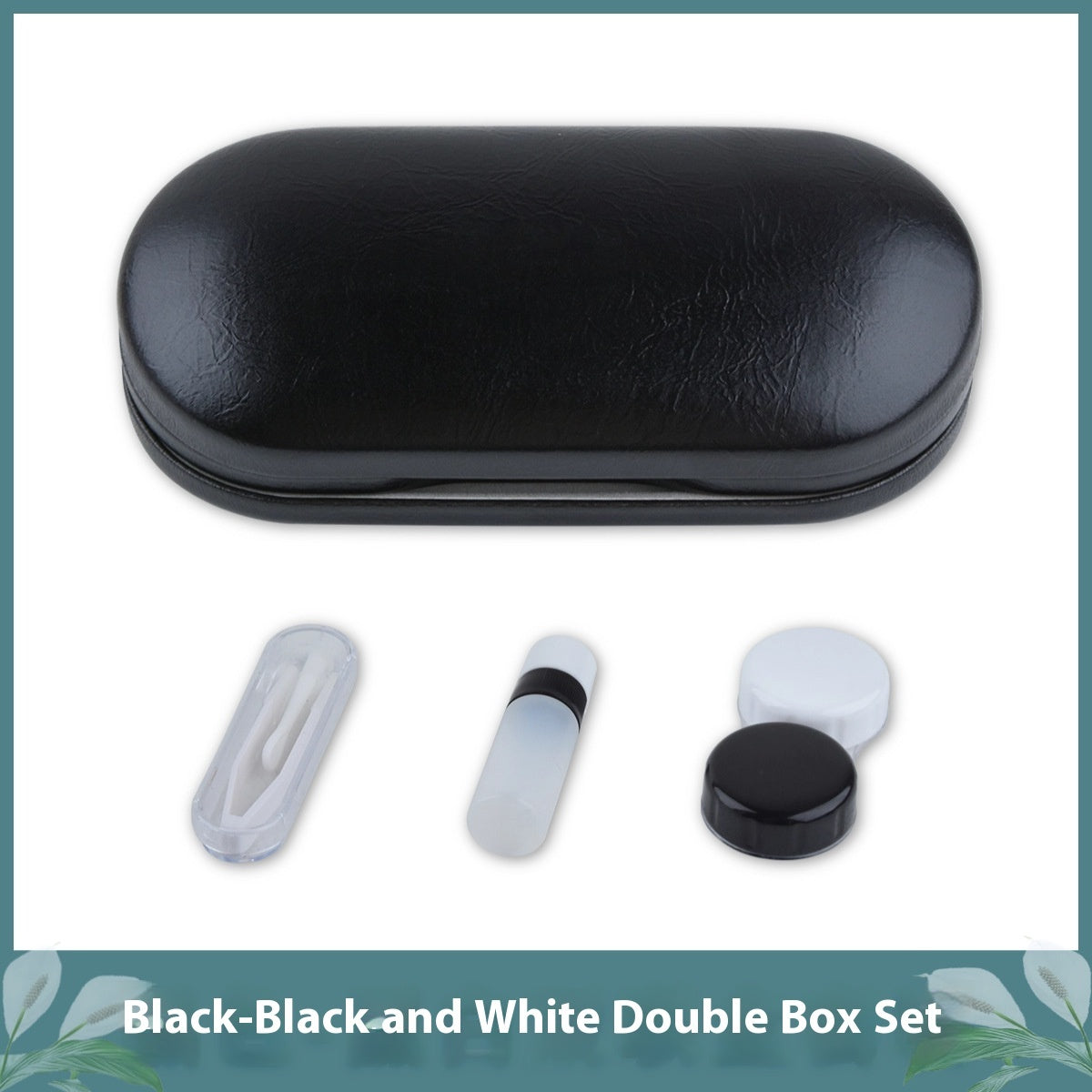 Double-layer Dual-purpose Glasses Case Contact Lens Case