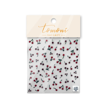 Jelly Nail Art Sticker Japanese Cute Nail Sticker Nail Art Cherry