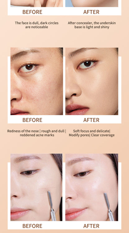 Liquid Concealer Double-headed Contour Stick Three-dimensional Face Brightening