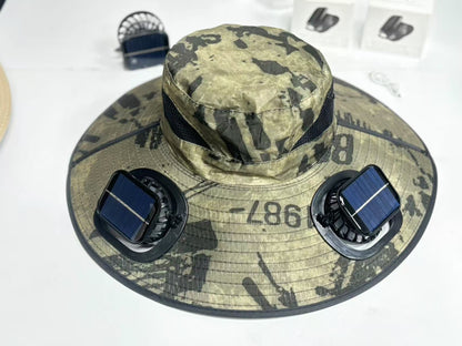 Hat Men's Big Brim Fishing Hat UV Protection