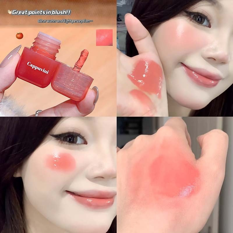 Mini Sweet Face Ice-Translucent Nude Moisturizing Natural Radiance Blush Liquid