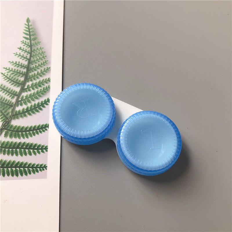 Cute Minimalist Portable Solid Color Contact Lens Case
