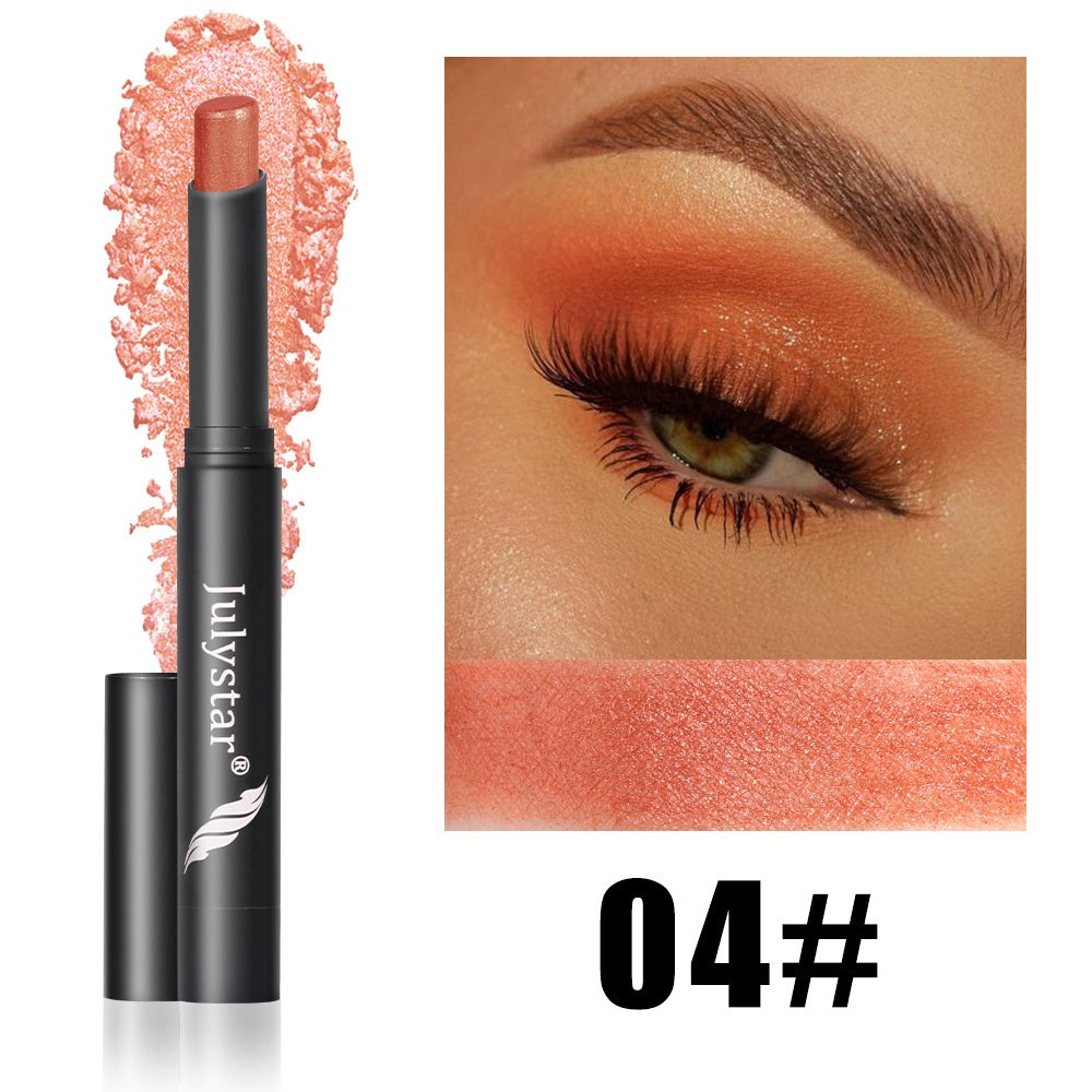 Makeup Lazy Pearlescent Rotating Eye Shadow Stick Repair Shadow Highlight Lip Brightening Integrated Multi-purpose