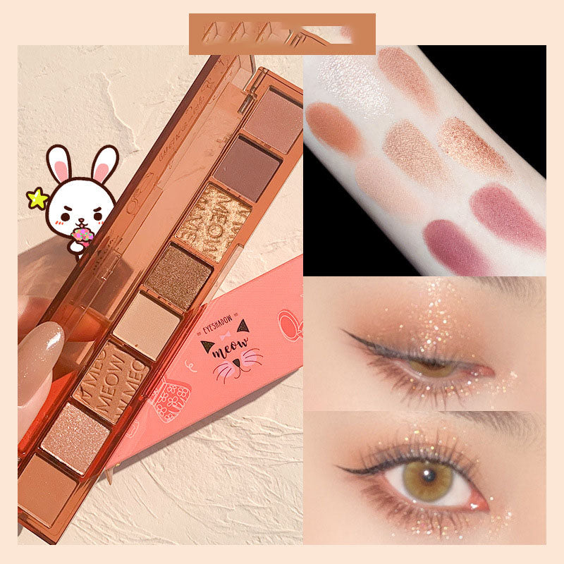 Eight-color eyeshadow palette