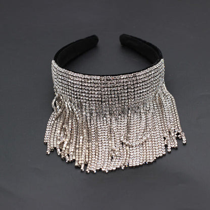 Tassel diamond pearl gift Bridal Hair Ornament