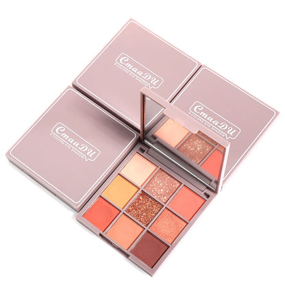 9-color Keyboard Fingertip Eyeshadow Palette