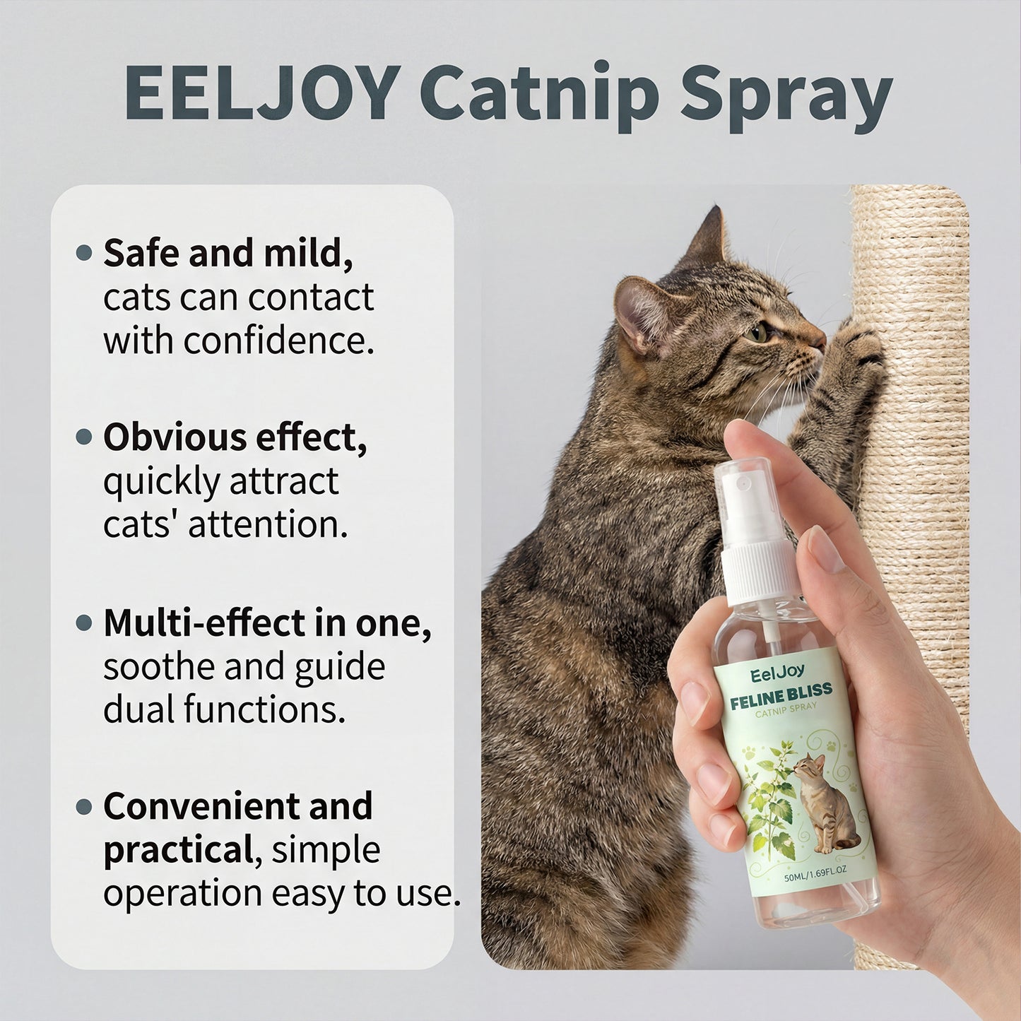 Long-lasting Fragrance Fun And Interactive Cat Spray For Pets.