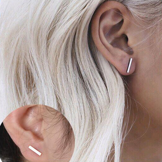 Flat earrings female earrings
