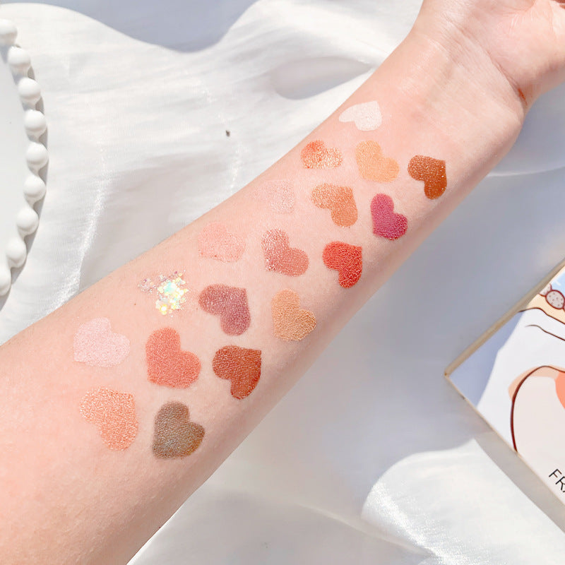 Niche Pearlescent Student Earth Tone Matte Eyeshadow Palette