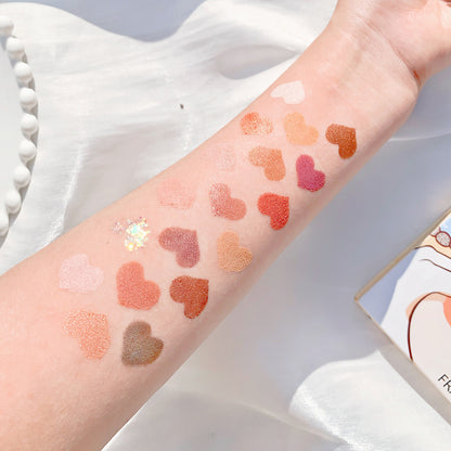 Niche Pearlescent Student Earth Tone Matte Eyeshadow Palette