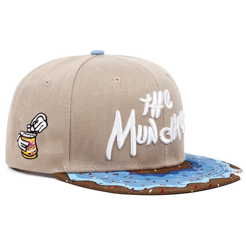 American-style Flat Brim Cap For Spring And Autumn