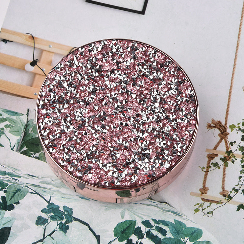Round Sparkling Star Cosmetic Contact Lenses Care Box Of Contact Lens