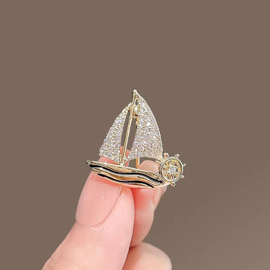Smooth Sailing Pin Anti-exposure Brooch Accessory