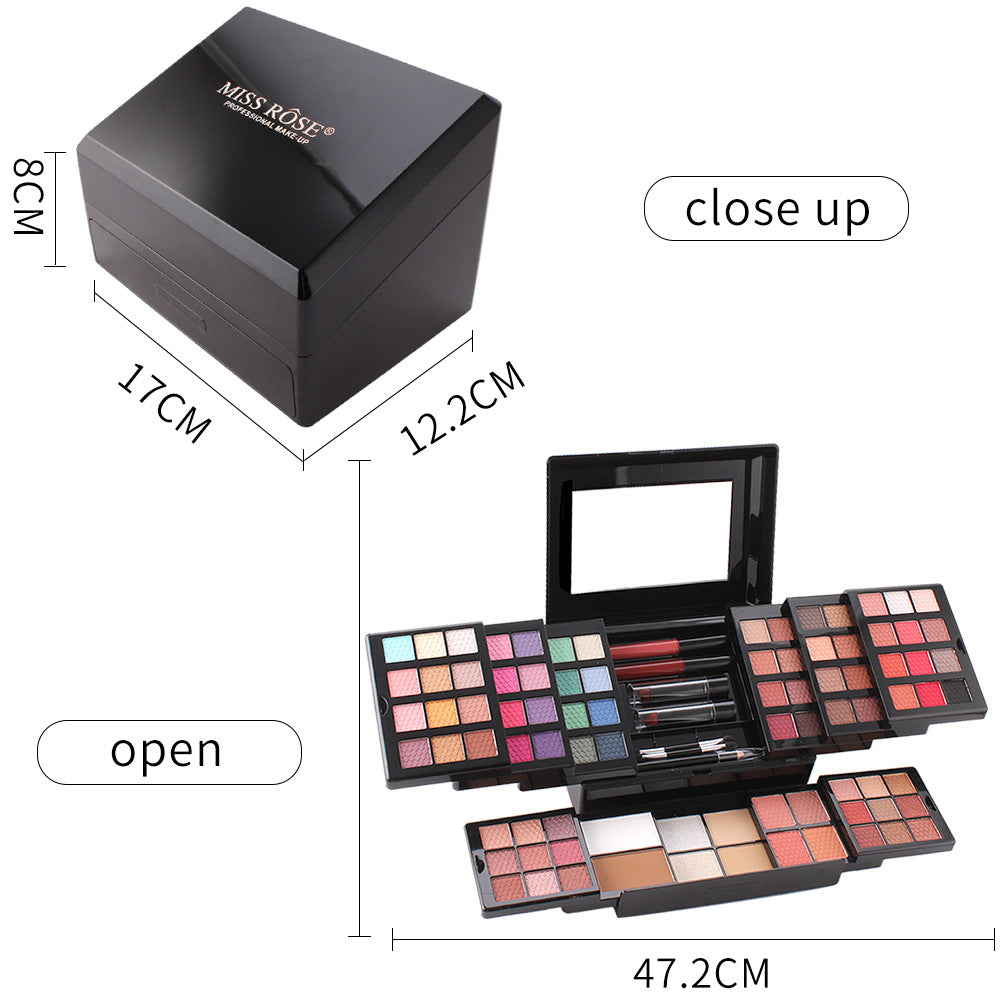 Multicolor Eye Shadow Plate Discoloration Resistant Full Set