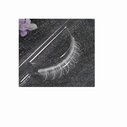 Transparent Stem White False Eyelashes Can Be Dyed By Themselves
