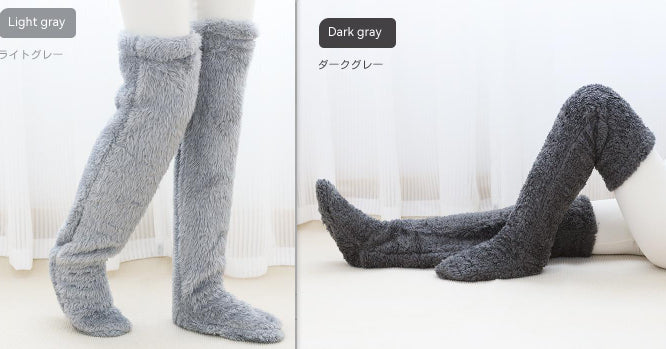 Winter Warm Cold Leg Knee Joint Cold-proof Stockings Home Floor Sleeping Socks