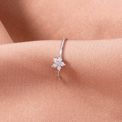 Insta Star Nose Ring Piercing Accessories Fashion Zircon Nose Nail Nose Decoration Female