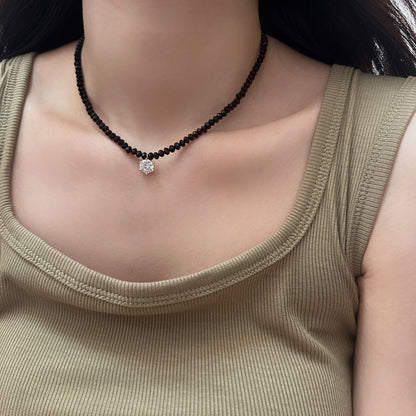 Fashion Simple Zircon Pearl Necklace For Women