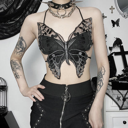 New Summer Womens Butterfly Lace Camisole