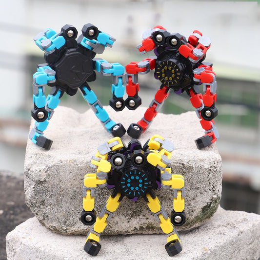 Deformed Fidget Spinner Chain Toys For Children Antistress Hand Spinner Vent Toys Stress Relief Sensory Gyro Gift