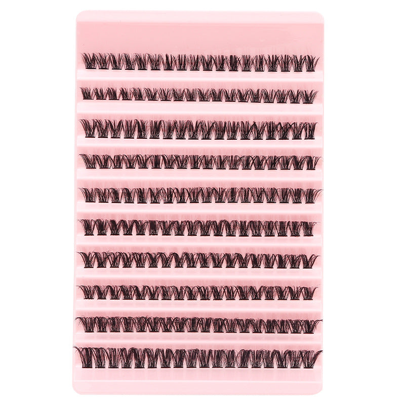 False Eyelashes Suit Single Cluster Thick Curl Long Hot Melt Stem Individual False Eyelash Flatness