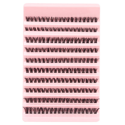 False Eyelashes Suit Single Cluster Thick Curl Long Hot Melt Stem Individual False Eyelash Flatness