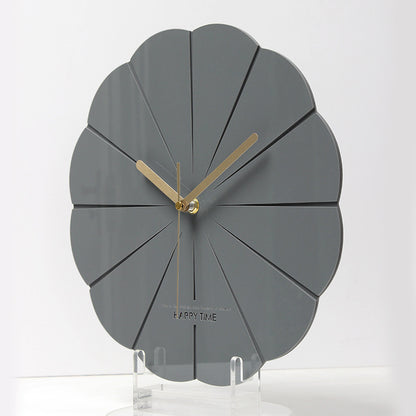 Creative Acrylic Wall Clock Battery Dumbbell Wall Clock
