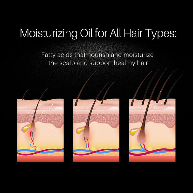 Cross-border In Stock Black Rice Hair Spray Gentle Nourishing Scalp Soft Hair Care Nutrient Solution