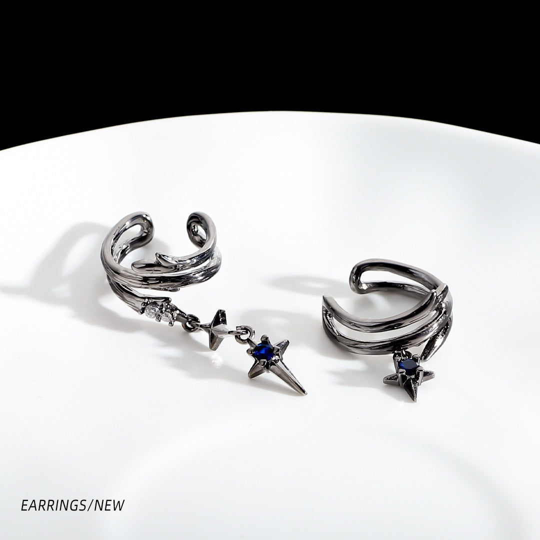 Dark Thorns Ear Clip Non-piercing Earrings