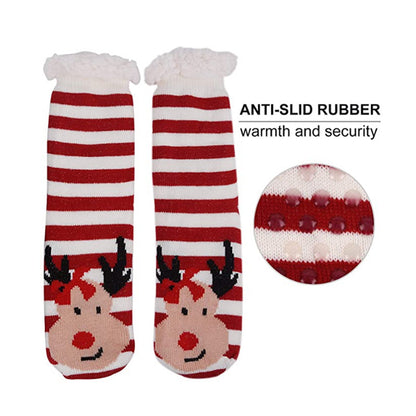 Warm and thick Plush sleeping socks