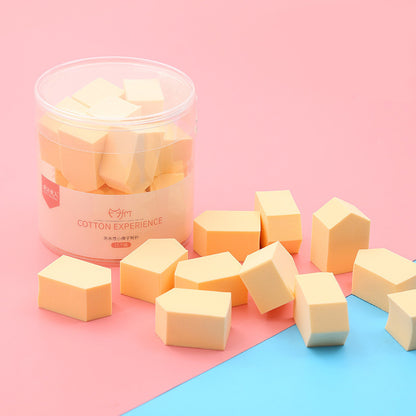 Pentagonal powder puff
