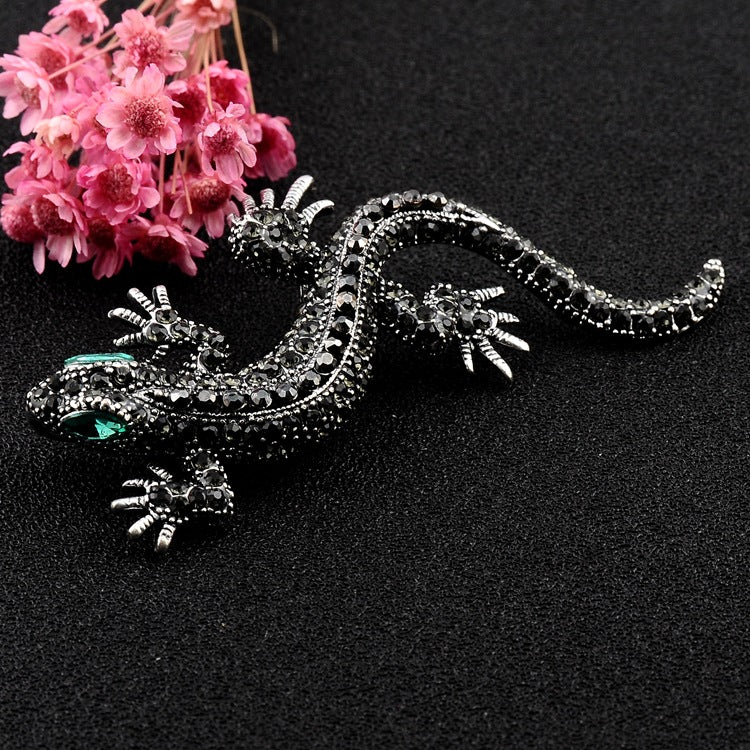Suit brooch lizard pin clothes accessories