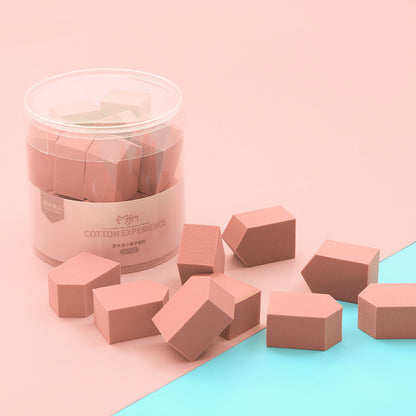 Pentagonal powder puff