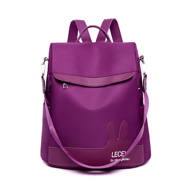 Nylon high school student school bag